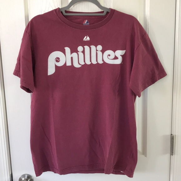 maroon phillies shirt
